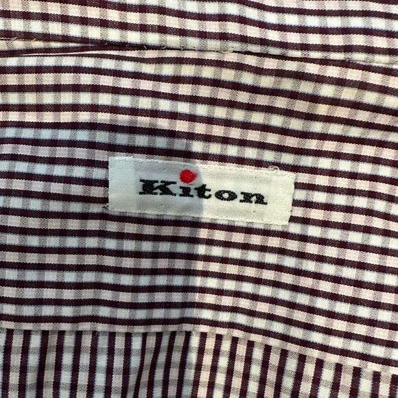 Kiton Men’s Pink Dress Shirt - Picture 4 of 6